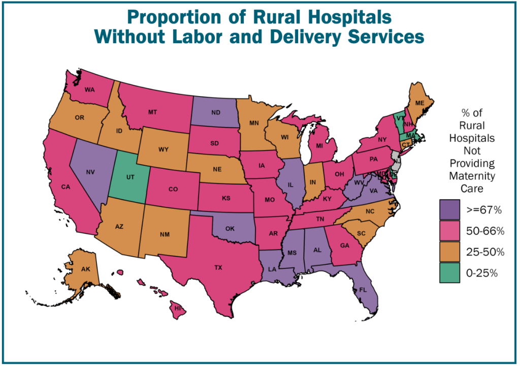 55% of US Rural Hospitals Are No Longer Offer Birthing Services – Healthcare Economist